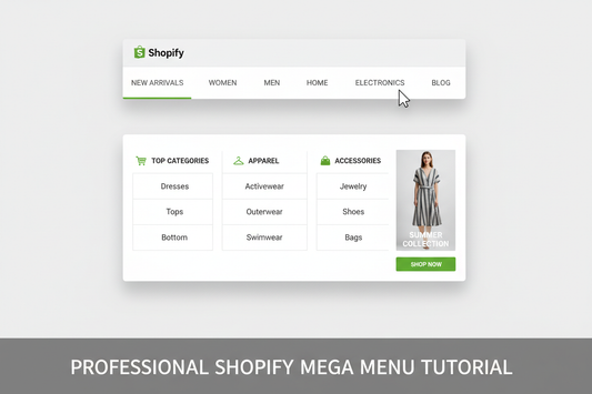 Building a Custom Mega Menu With Icons, Categories, and Sub-Menu Items (Shopify Tutorial)