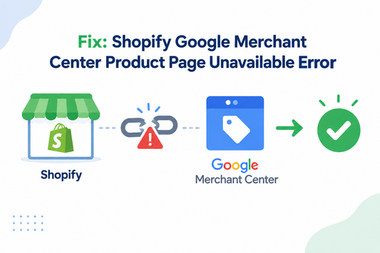 Fix: Shopify Google Merchant Center "Product Page Unavailable" Error