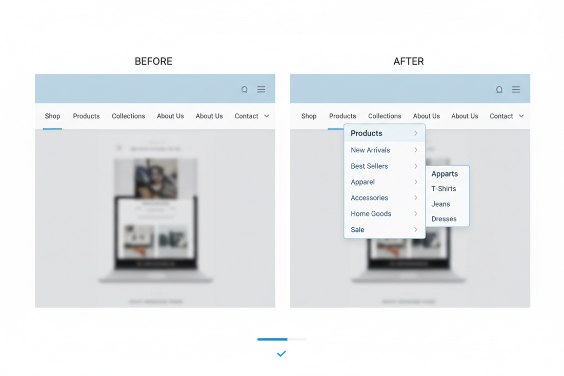 Fixing Sub-Categories Not Showing in Shopify Navigation