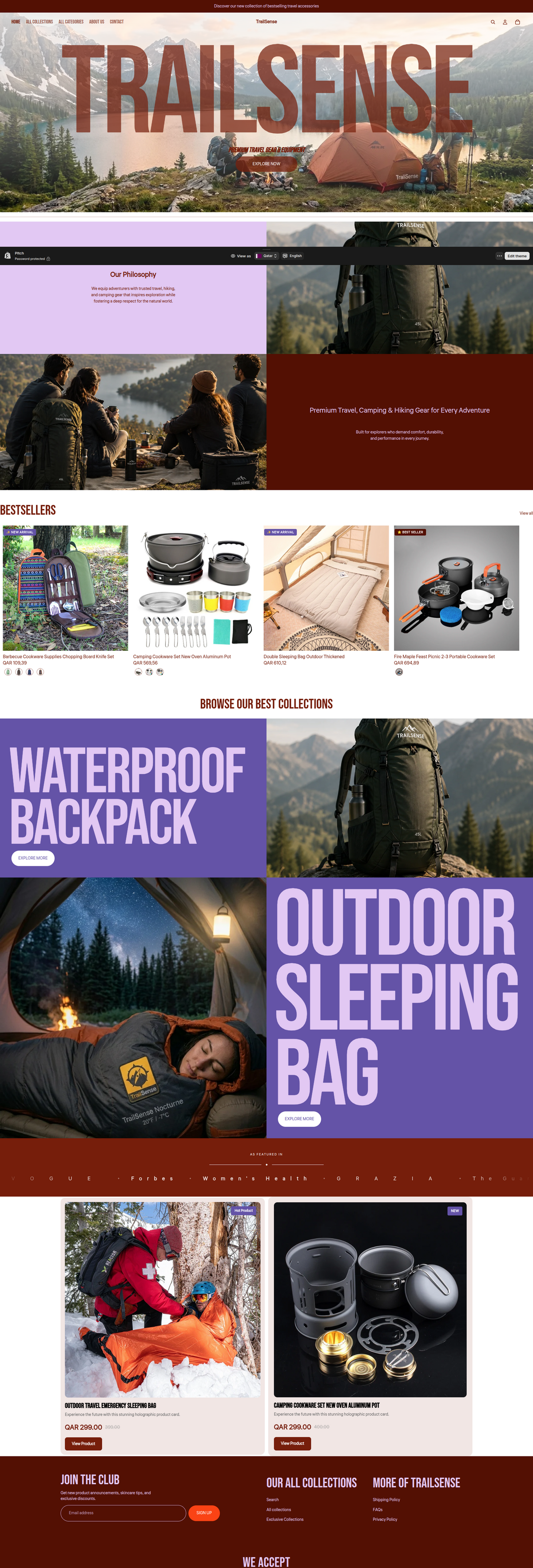 TrailSense - Train and travelling Acceessories - Multi products  - Ready to launch!