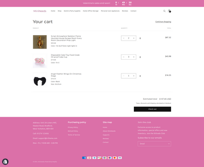 MiniNeeds Multi Products Dropship Shopify Store - Ready to Launch!