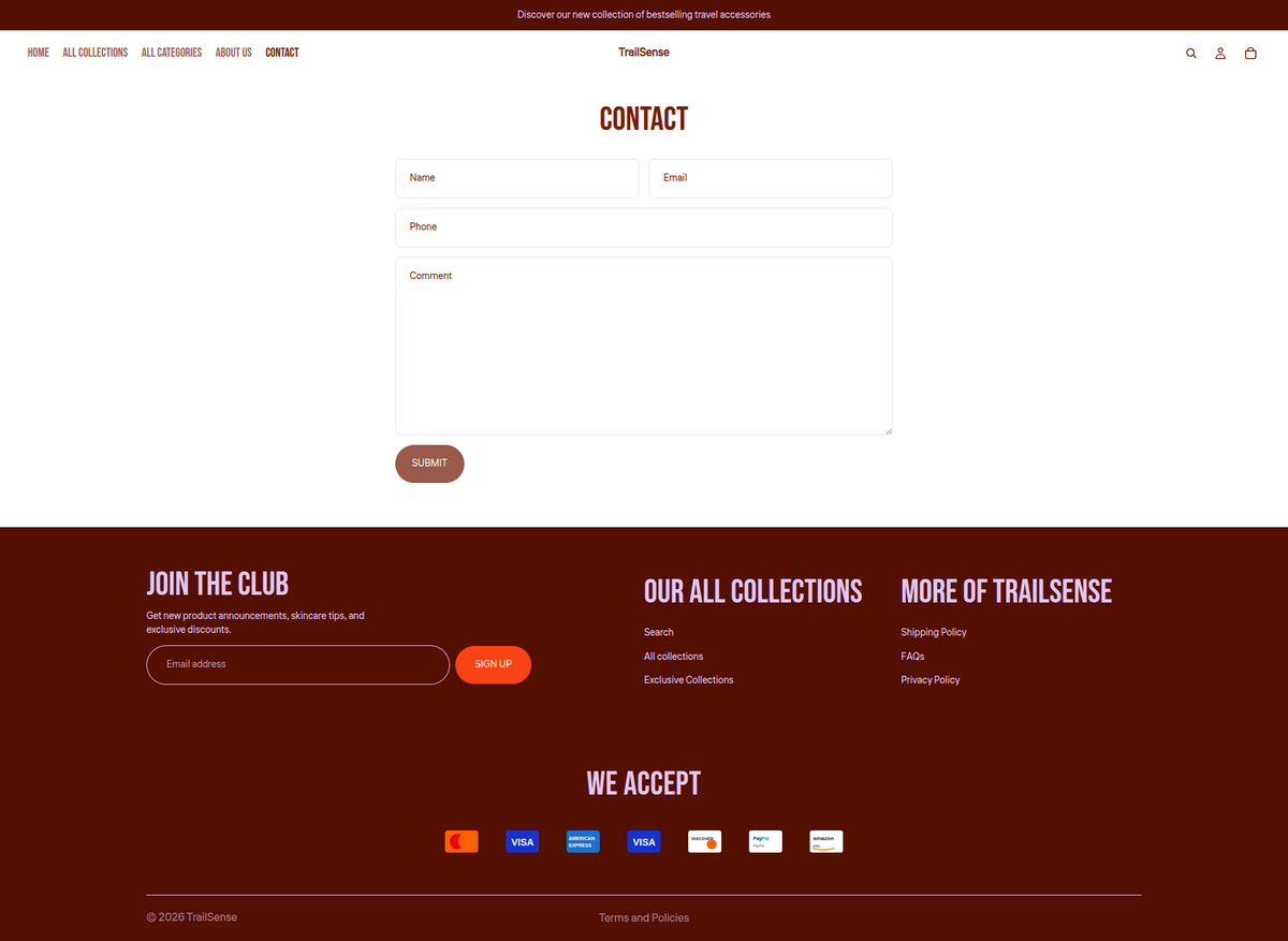 TrailSense - Train and travelling Acceessories - Multi products  - Ready to launch!